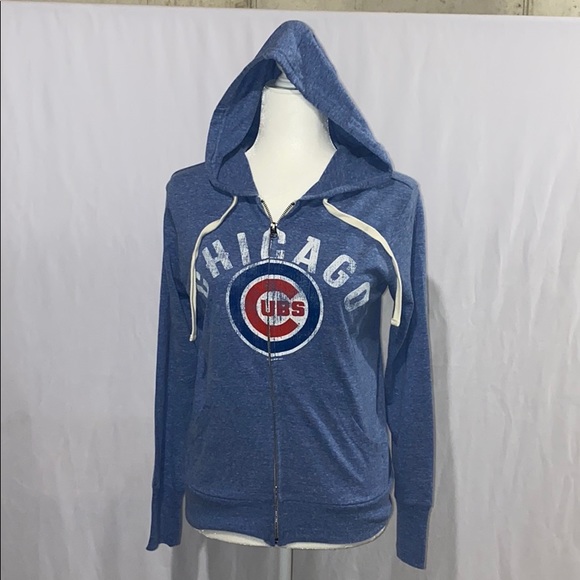 women's cubs zip up hoodie